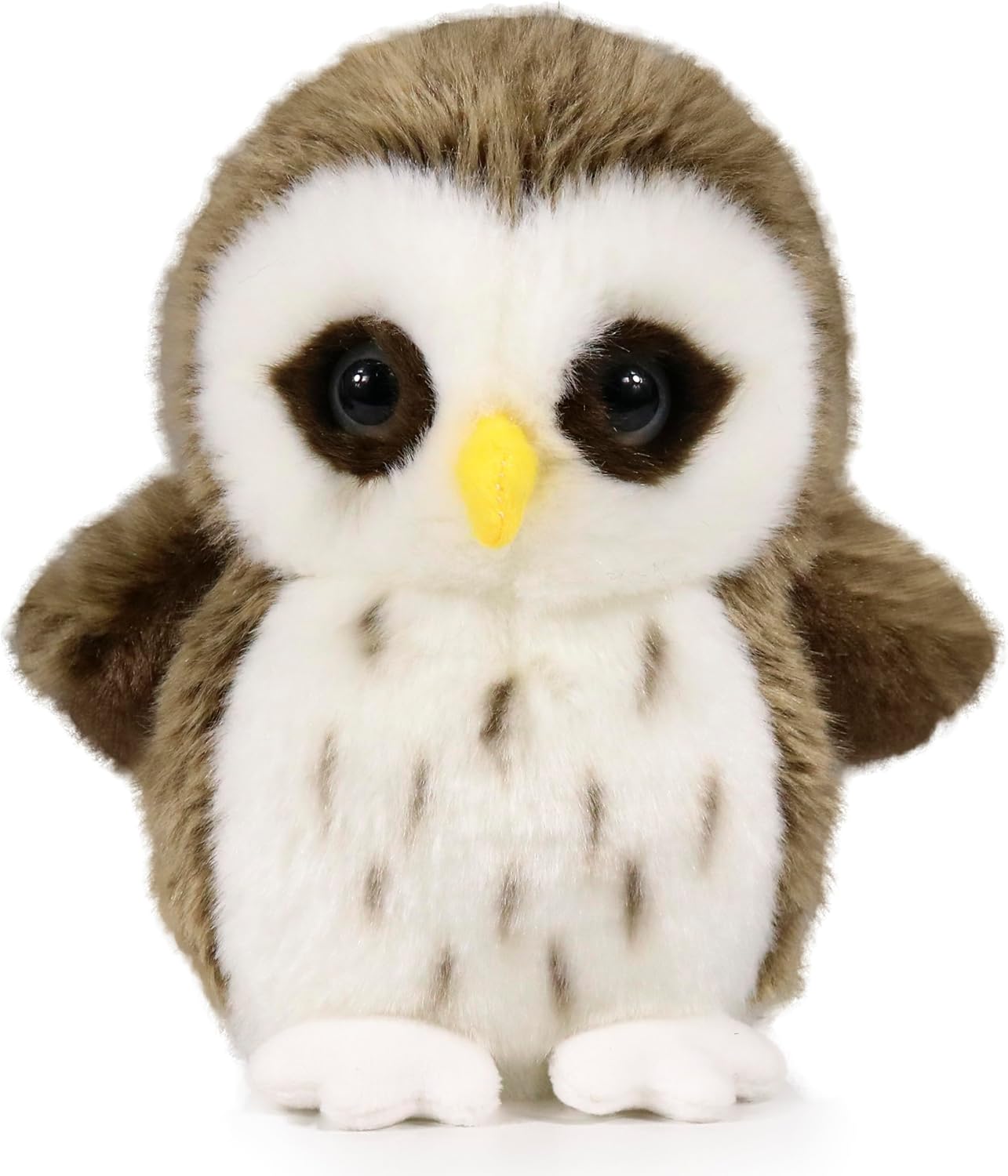 LULEZON Owl Wild Animal Small Stuffed toy animals Zoo Family Plush Toy 6 Inch