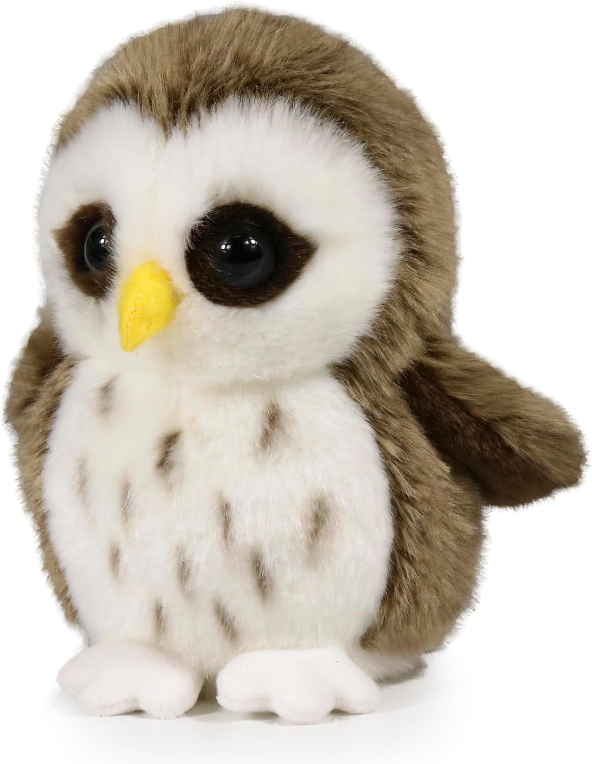 LULEZON Owl Wild Animal Small Stuffed toy animals Zoo Family Plush Toy 6 Inch