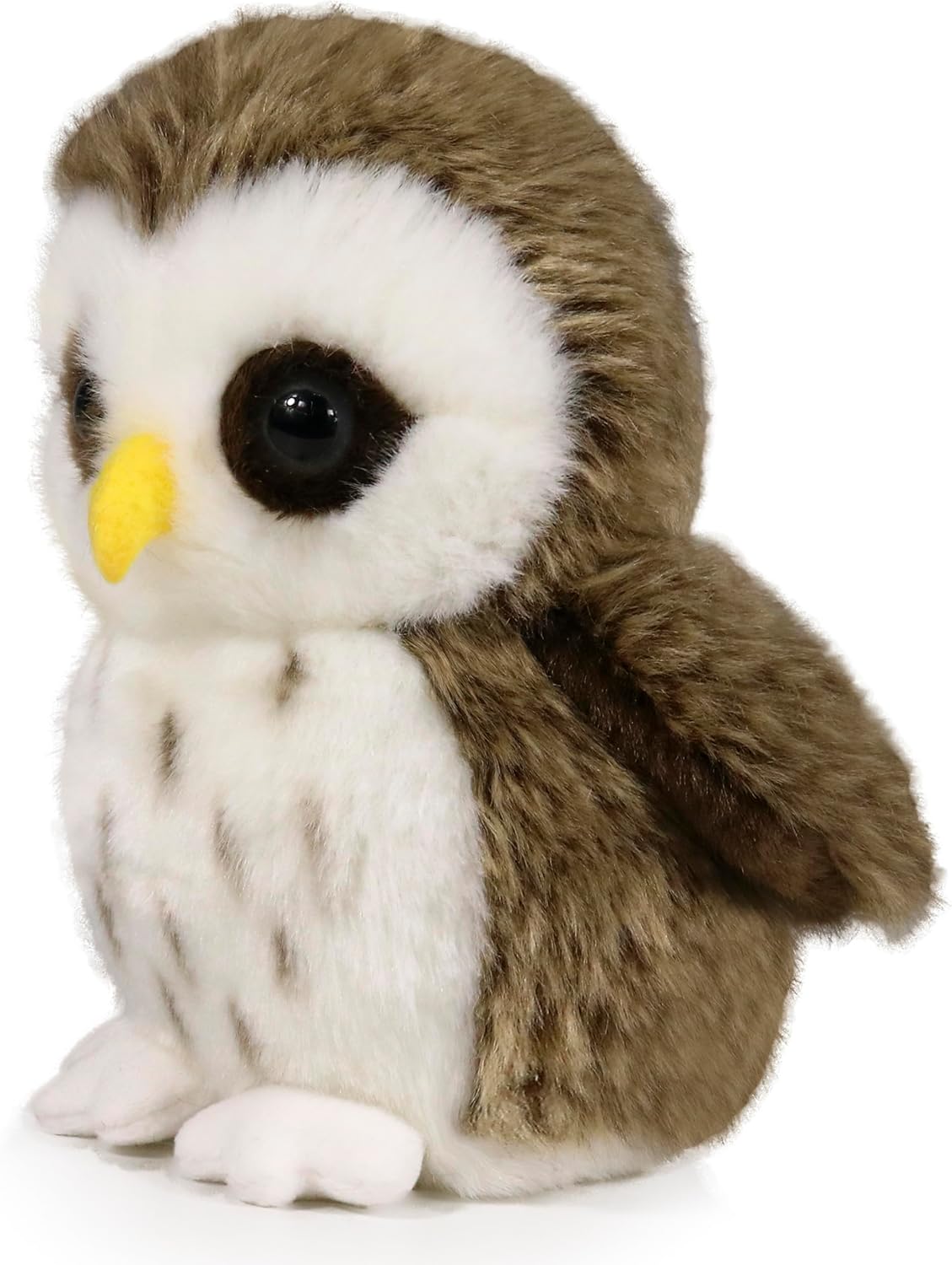 LULEZON Owl Wild Animal Small Stuffed toy animals Zoo Family Plush Toy 6 Inch