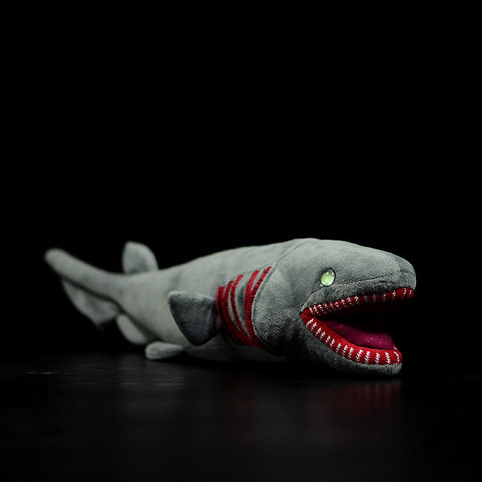 Cute wrinkly shark doll simulation six gill shark doll simulation animal plush toy model gift