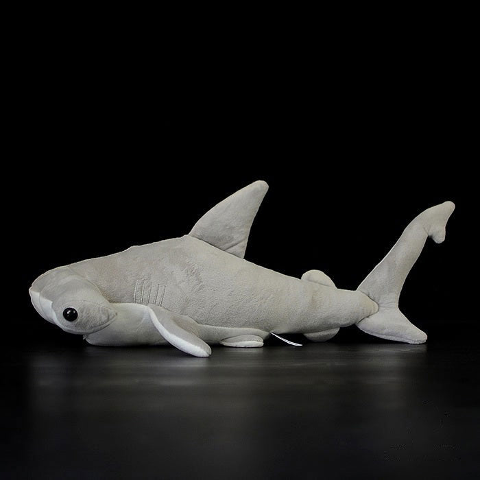 Cute hammerhead shark doll simulation hammerhead shark plush toy simulation marine animal plush toy 40CM