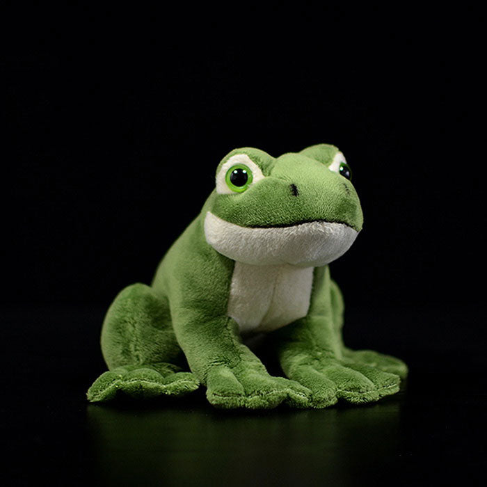 Cute frog plush toy simulated frog doll simulated animal doll birthday Christmas gift