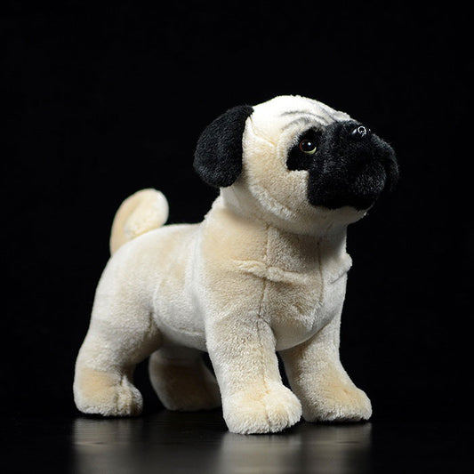 Simulated dog doll lovely Pug doll simulated animal plush toy model gift