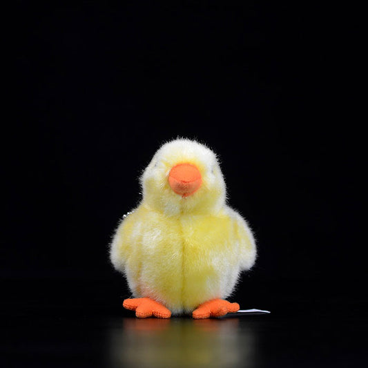 Cute yellow chicken pendant simulation yellow chicken plush toys simulation animal plush toys