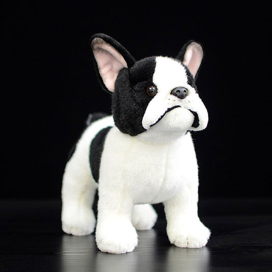 Cute dog doll simulation French bulldog doll standing posture dog plush toy 26CM