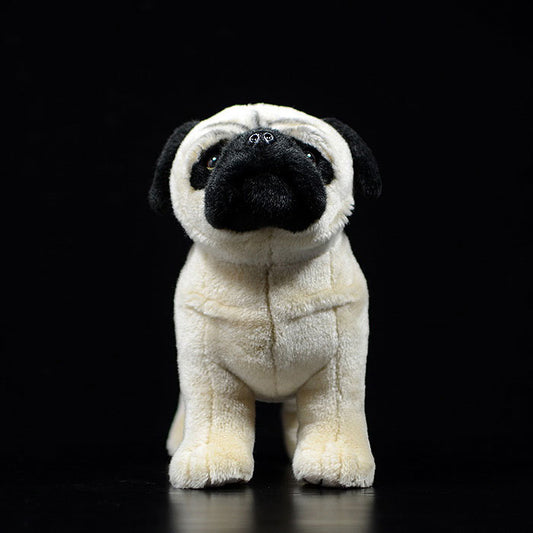 Simulated dog doll lovely Pug doll simulated animal plush toy model gift