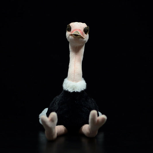 Super cute ostrich plush toy doll cute simulation African ostrich doll plush toy model gift