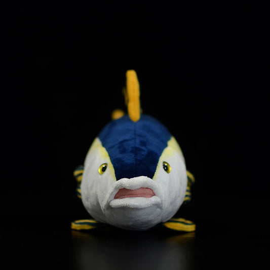 Cute tuna doll yellowfin tuna plush toy simulated animal plush toy 40cm