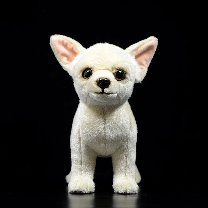 Simulated dog doll cute Chihuahua dog doll simulated animal plush toy model gift