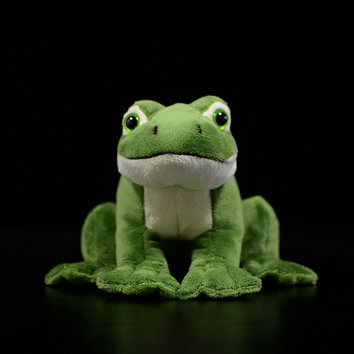 Cute frog plush toy simulated frog doll simulated animal doll birthday Christmas gift