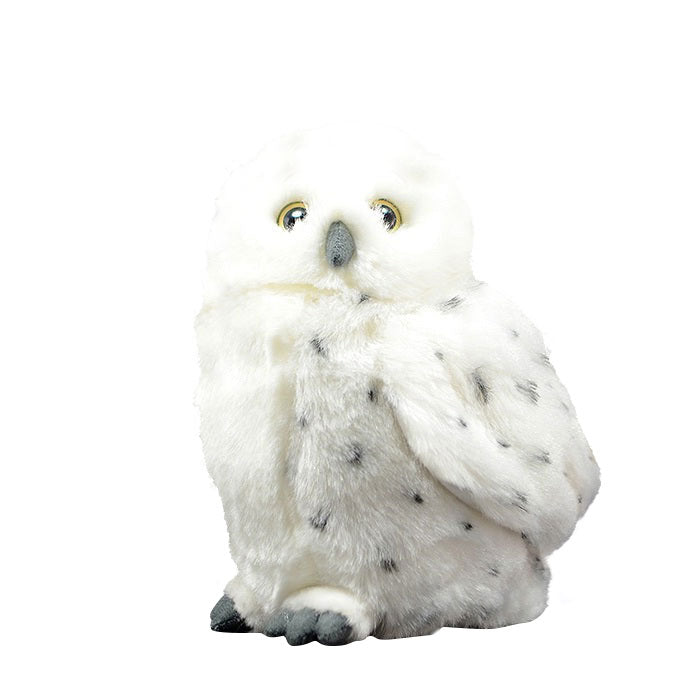 Simulated snow owl doll lovely White Owl doll simulated animal model plush toy gift
