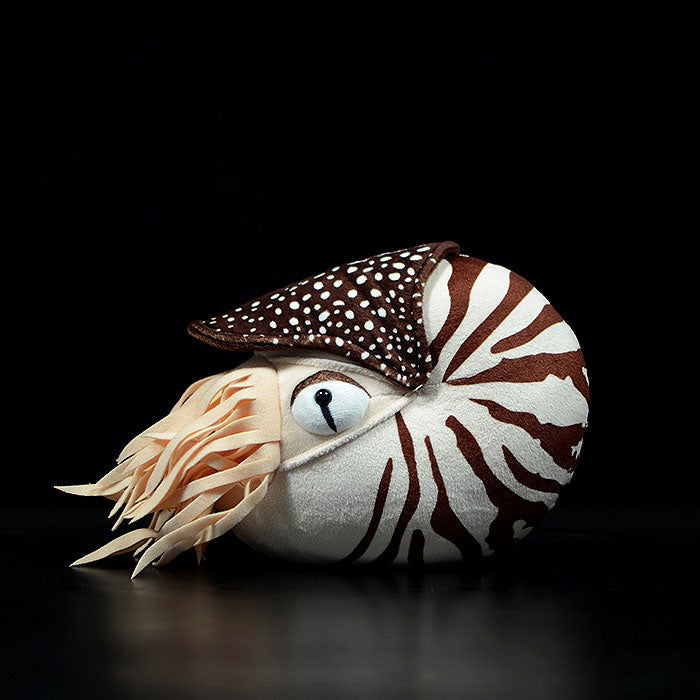 Lovely Nautilus doll simulated pearl Nautilus doll simulated animal plush toy model gift