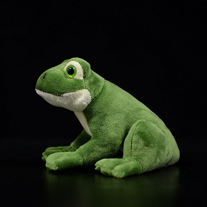 Cute frog plush toy simulated frog doll simulated animal doll birthday Christmas gift