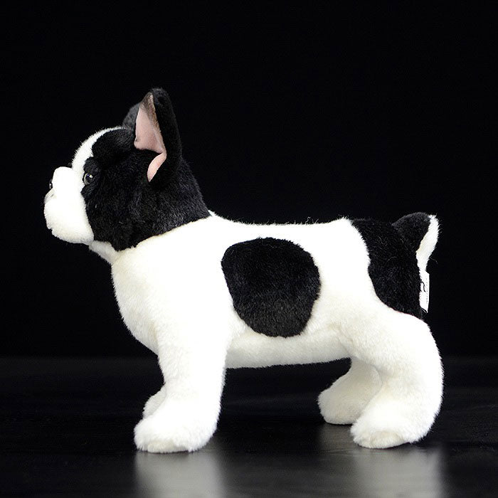 Cute dog doll simulation French bulldog doll standing posture dog plush toy 26CM