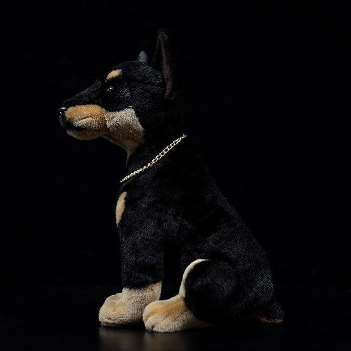 Simulation dog doll cute Du Binquan doll simulation animal plush toy model gifts