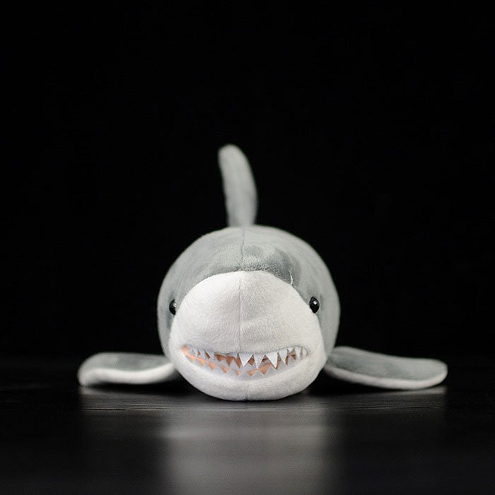 Special cute great white shark doll simulation shark plush toy simulation animal plush toy 40CM