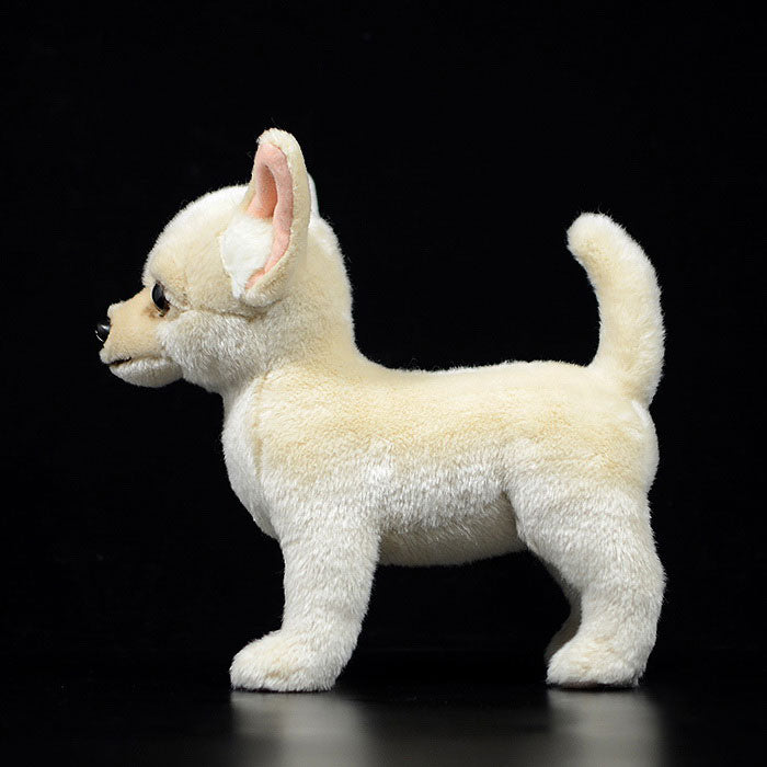 Simulated dog doll cute Chihuahua dog doll simulated animal plush toy model gift