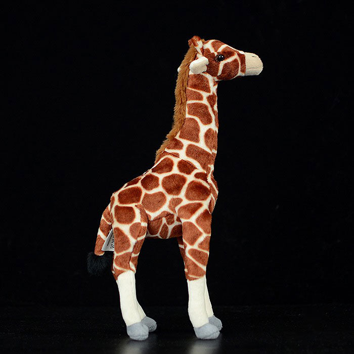 Cute giraffe doll African giraffe deer plush toy simulation animal plush toy 34CM