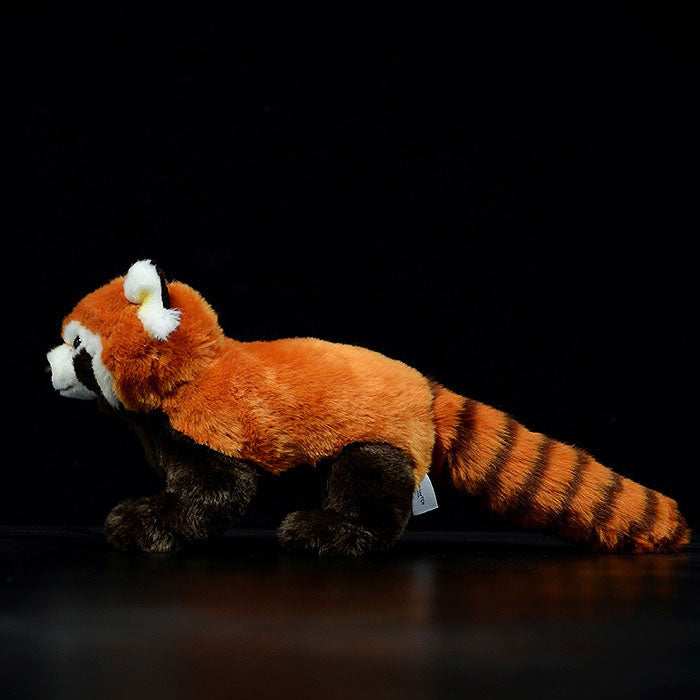 Cute little panda doll super cute simulated red panda doll simulated animal plush toy model gift