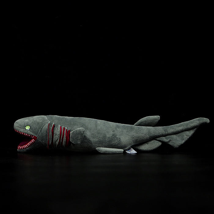 Cute wrinkly shark doll simulation six gill shark doll simulation animal plush toy model gift