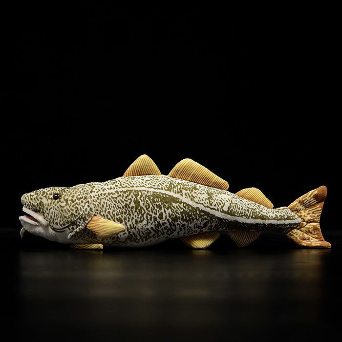 Super cute cod plush toy doll cute simulation Pacific cod doll plush toy model gift