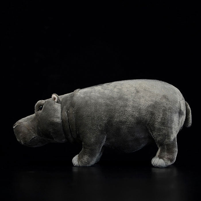 Simulated standing Hippo bears plush toy doll lovely doll animal model gift