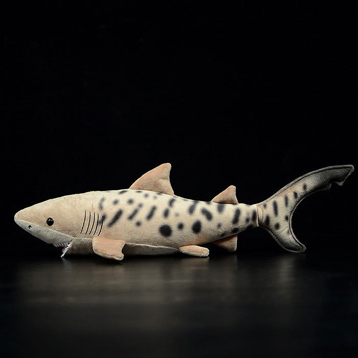 Cute tiger shark doll simulation sand tiger shark doll simulation animal plush toy model gift