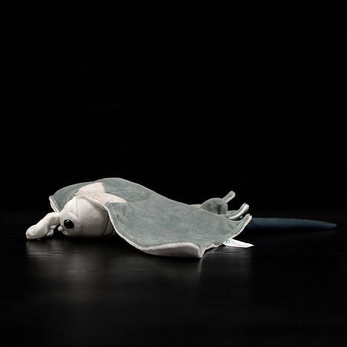 Cute devil fish doll double kiss manta ray plush toy simulation animal plush toy 38CM
