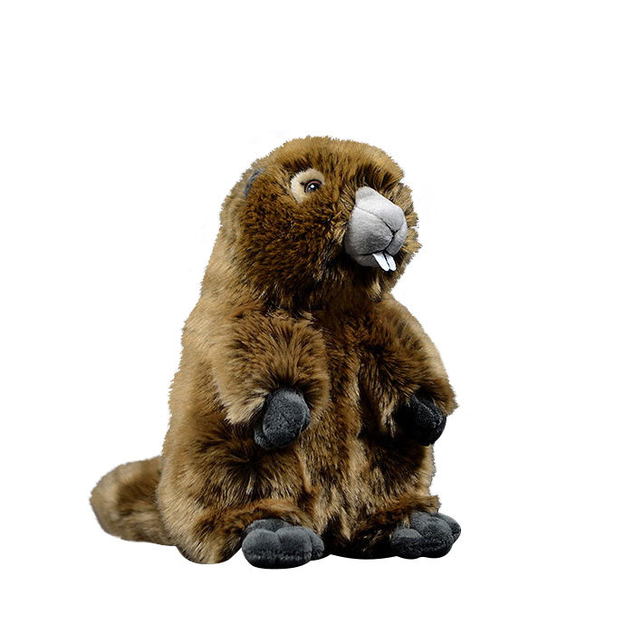 Cute woodchuck doll simulation little marmot doll simulation animal plush model toys gifts