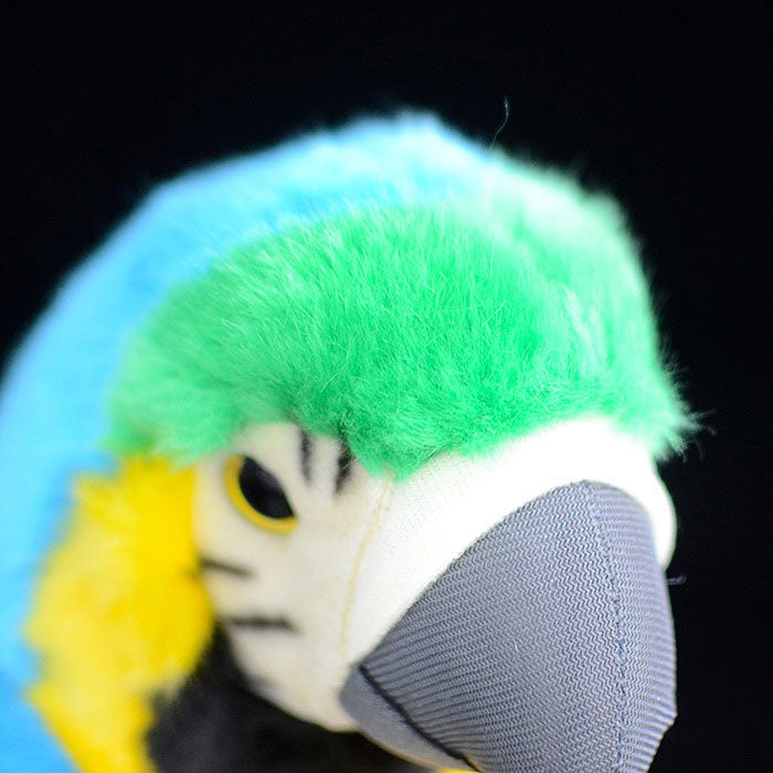Cute macaw doll simulation colored macaw plush toy plush simulation animal 28CM