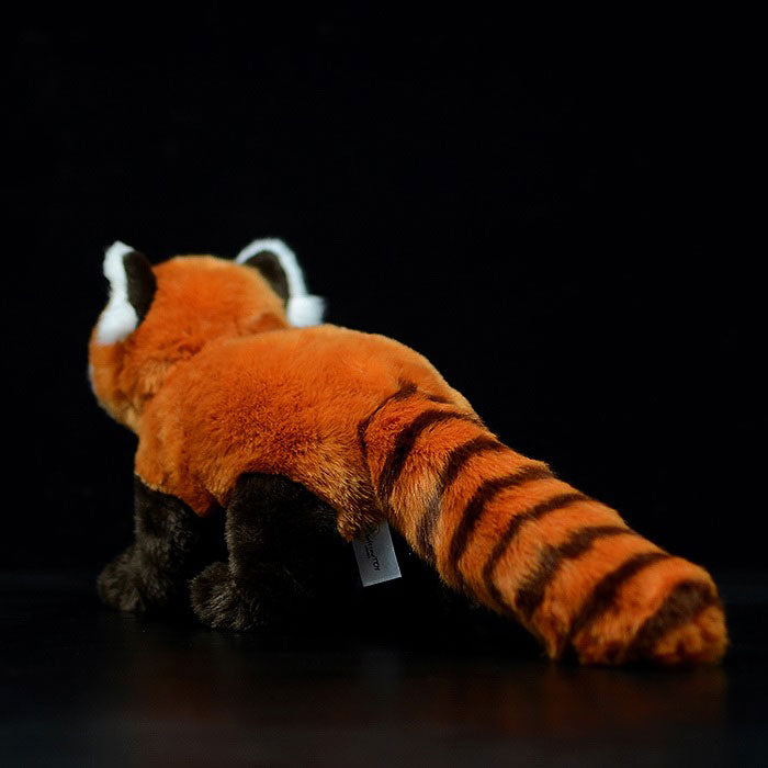 Cute little panda doll super cute simulated red panda doll simulated animal plush toy model gift