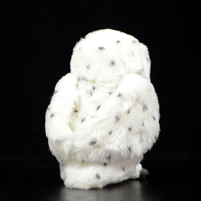 Simulated snow owl doll lovely White Owl doll simulated animal model plush toy gift