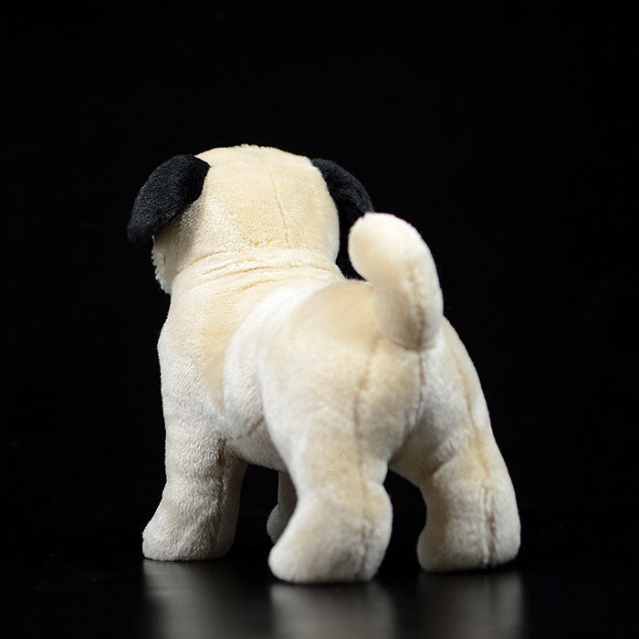 Simulated dog doll lovely Pug doll simulated animal plush toy model gift