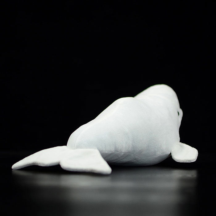 Cute white whale doll simulation white whale doll simulation animal plush toy model gift