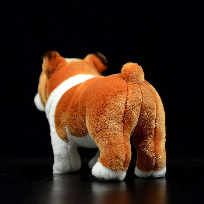 Simulated dog doll British Bulldog doll simulated animal tiger dog plush toy model
