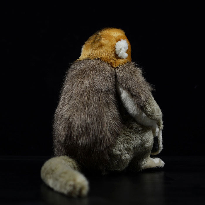 Simulated standing golden monkey bears plush toy doll lovely doll animal model gift