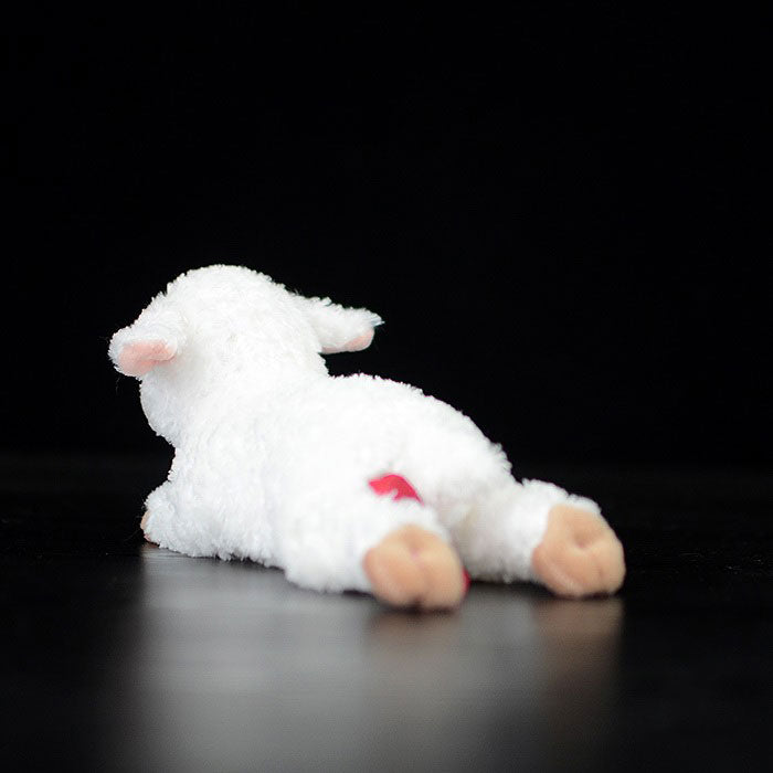 The tail order of foreign trade is exported to the UK. Lying posture small sheep doll simulation small cotton simulation animal plush toys