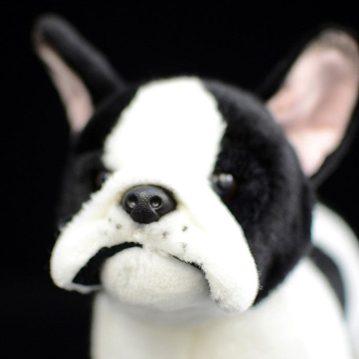 Cute dog doll simulation French bulldog doll standing posture dog plush toy 26CM