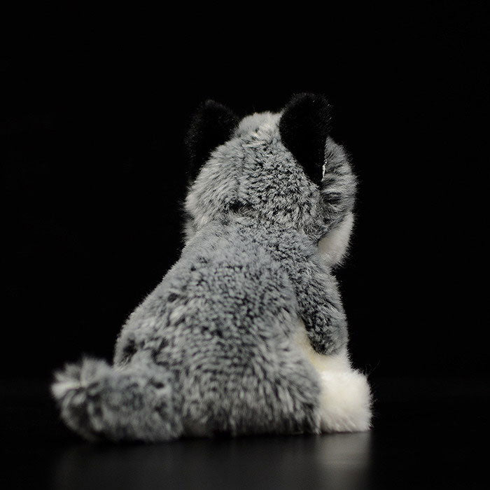 Tail sheet of foreign trade is exported to the United States squat husky dog doll simulation animal plush toy