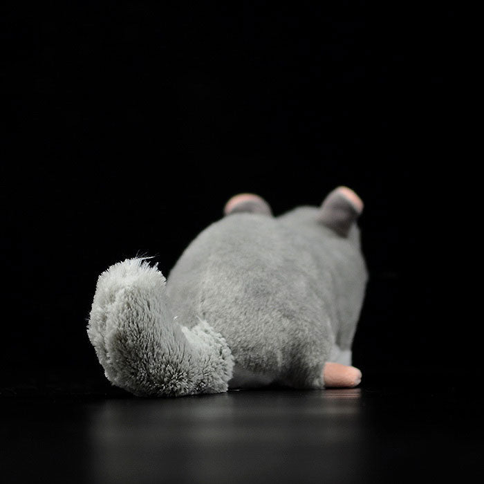 Cute plush Mouse Doll simulated chinchilla doll, plush mouse simulated animal model plush toy gift
