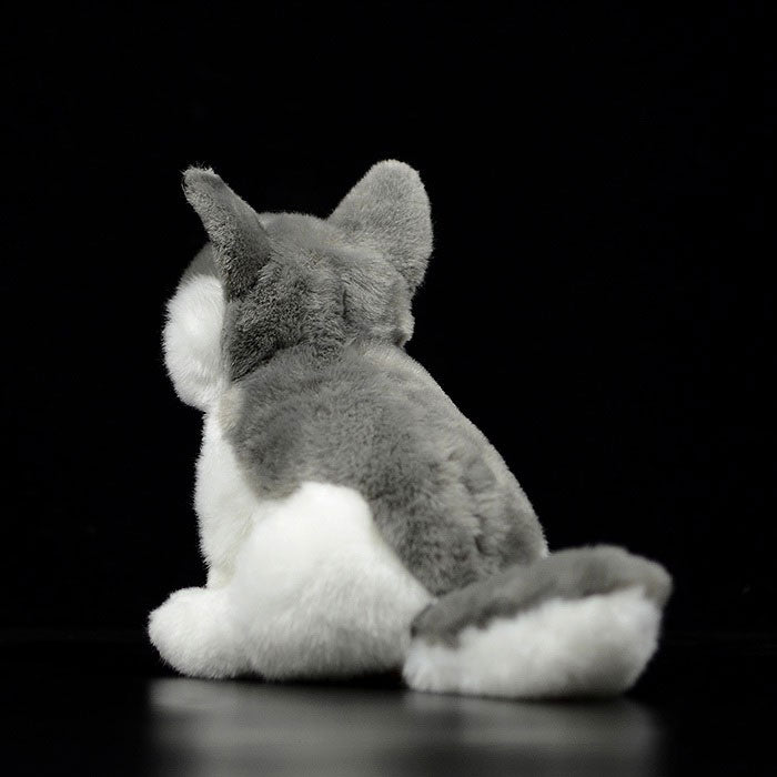 Foreign trade tail order exported to New Zealand squatting husky plush toys lovely dog doll simulation animals