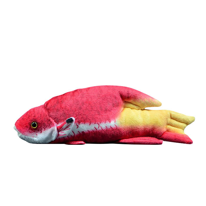 Cute tropical fish Cuban tricolor arowana doll simulation Cuban pig fish simulation animal plush toy