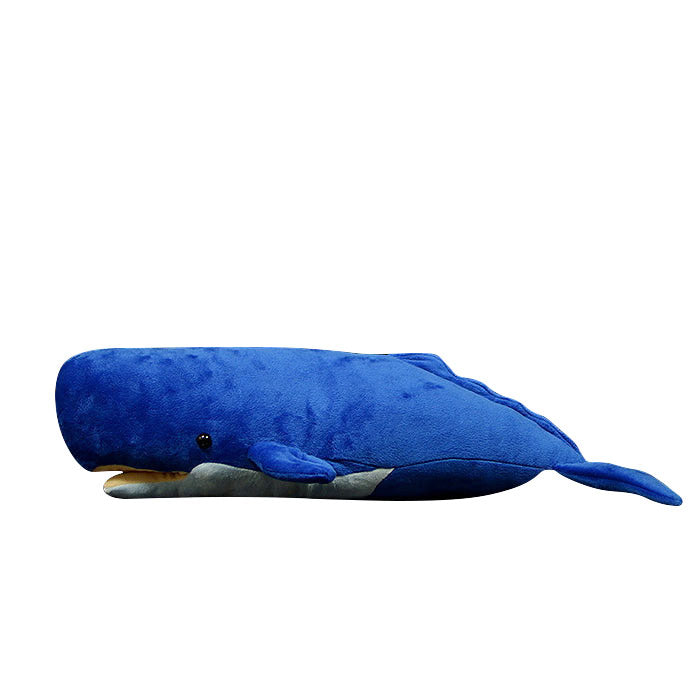 Cute giant sperm whale doll simulation sperm whale doll simulation animal plush toy model gift