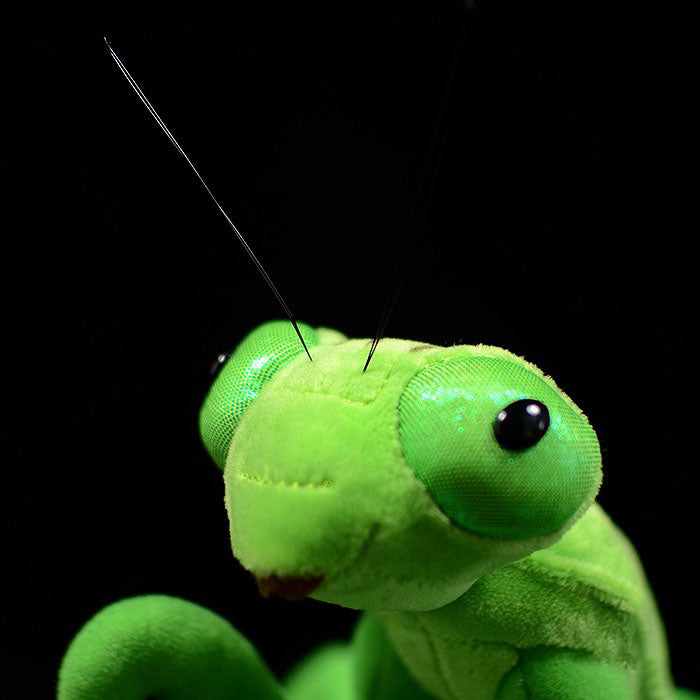 Simulated Chinese big knife Mantis plush toy lovely Mantis doll knife Mantis doll model gift