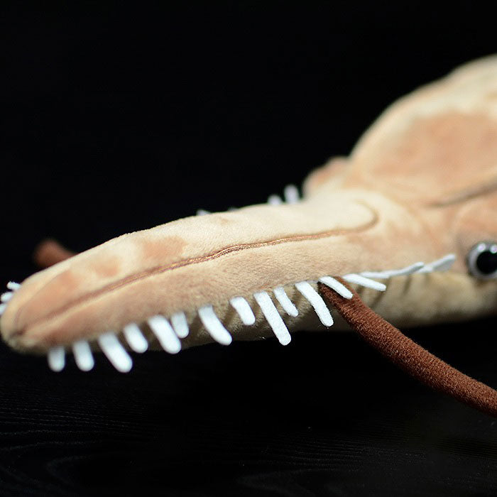Cute saw shark doll simulation long nose saw shark doll simulation animal plush toy model gift