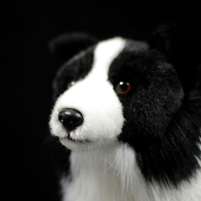 Simulation dog doll cute border collie doll simulation animal plush toy model gift
