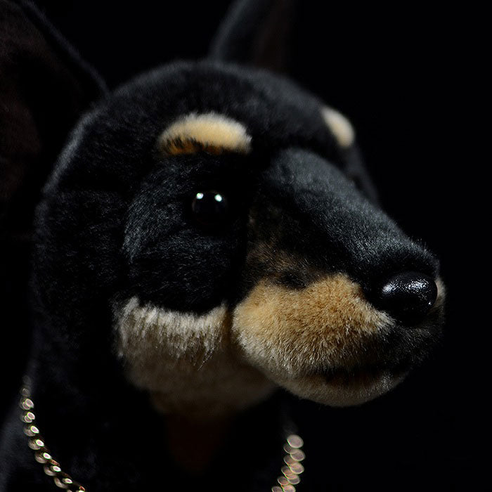 Simulation dog doll cute Du Binquan doll simulation animal plush toy model gifts