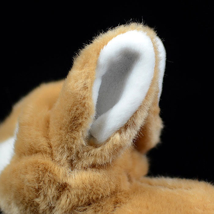 Yellow cute Dutch rabbit plush toy doll simulation little rabbit doll simulation animal model gift