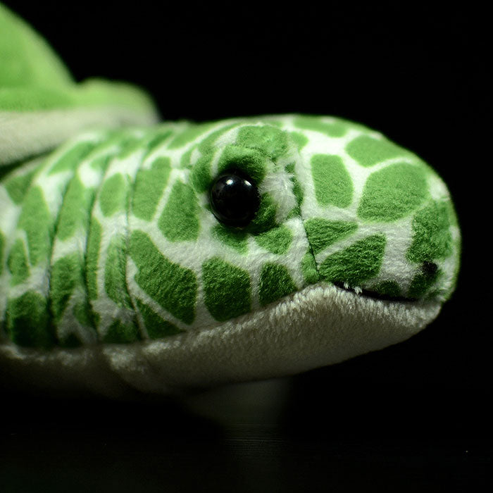 Super soft green turtle plush toy simulation turtle doll cute turtle doll model gift