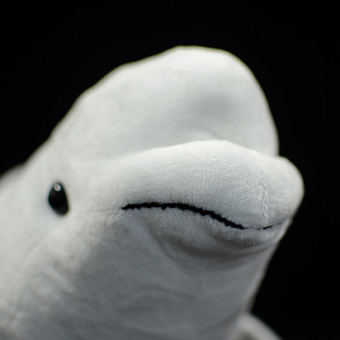 Cute white whale doll simulation white whale doll simulation animal plush toy model gift
